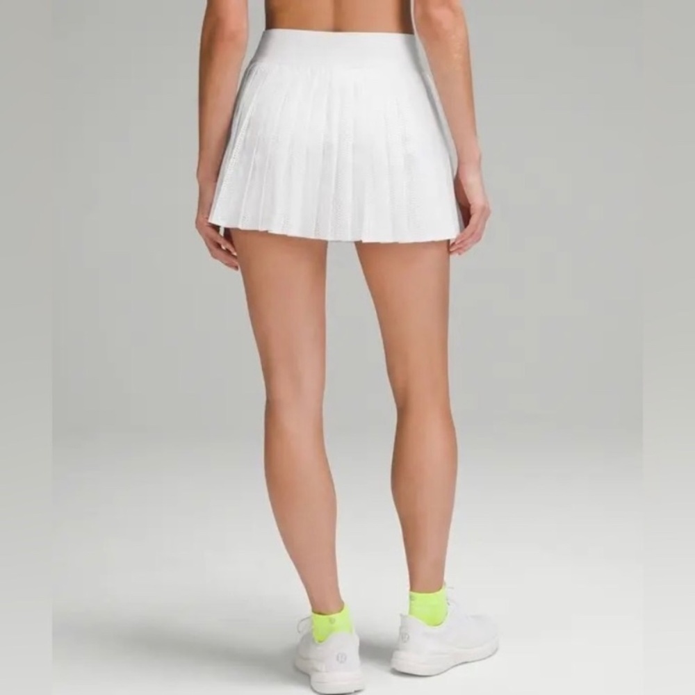 Lululemon Pleated Open Knit Tennis Skort Tennis Prep Pickleball - Picture 6 of 15